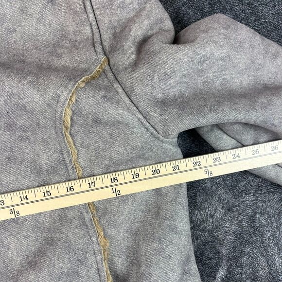 Vtg Cabela's Suede Mock Neck Faux Fur Lined Full Zip Jacket Brown XL Regular - Picture 6 of 12